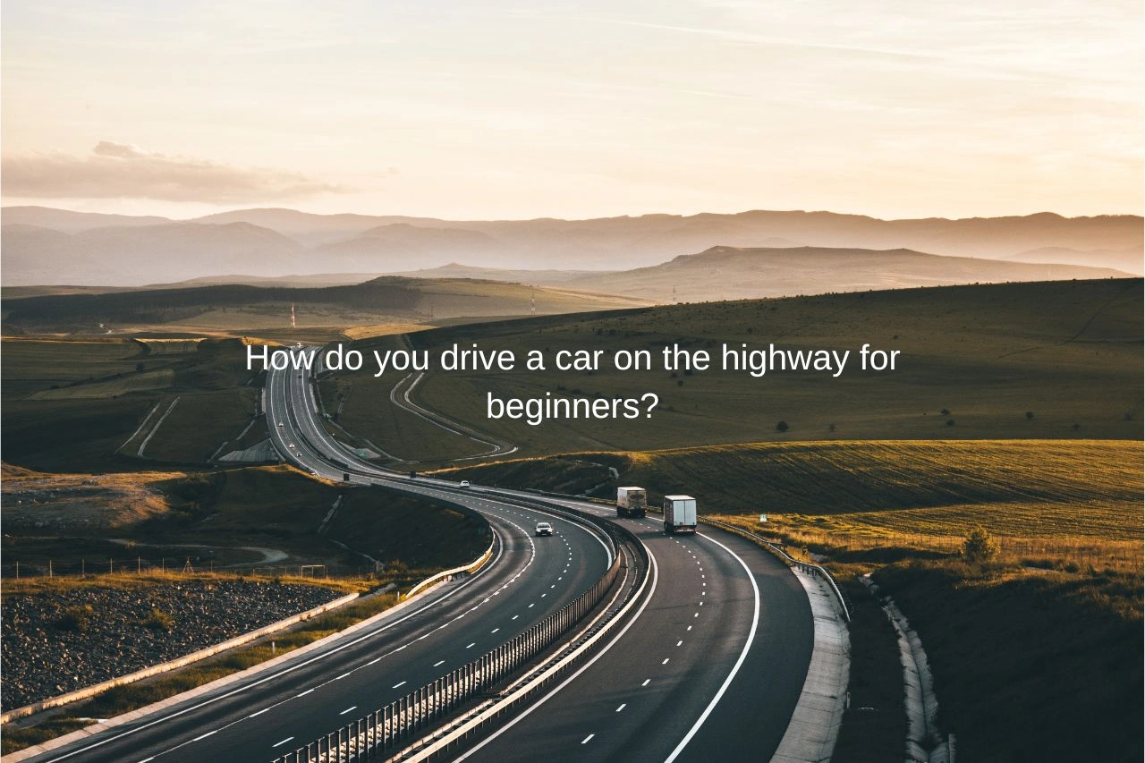 Scenic winding highway with curves at sunset for beginner driving practice
